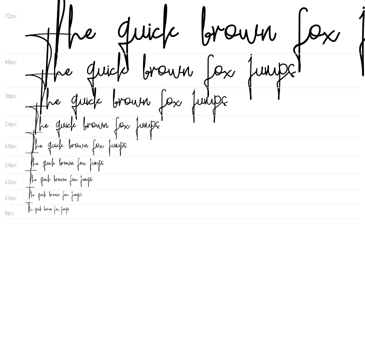 Caitlyn Script Waterfall