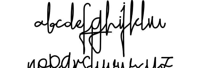 Caitlyn Script Font LOWERCASE