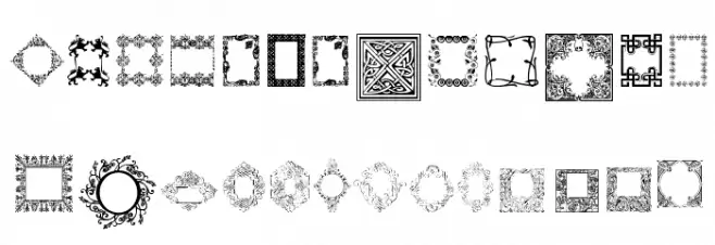 CaixinhasDecorativas Шрифта ВЕРХНИЙ