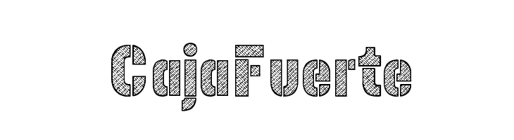 Caja Fuerte  Frei Schriftart Herunterladen
