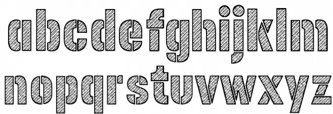 Caja Fuerte 字体 小写