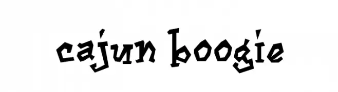 Cajun Boogie  フリーフォントのダウンロード