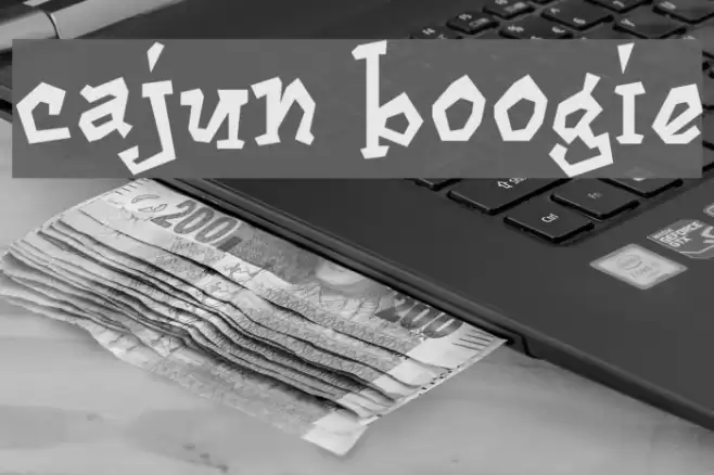 Cajun Boogie Font examples