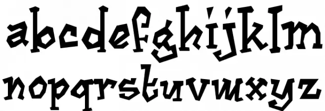Cajun Boogie Schriftart Kleinbuchstaben