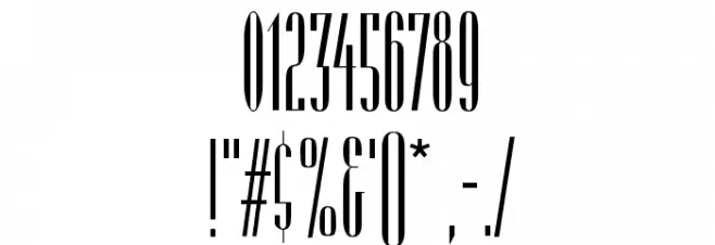CajunQueen フォント その他の文字