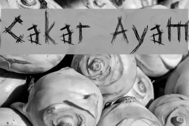 Cakar Ayam Font examples