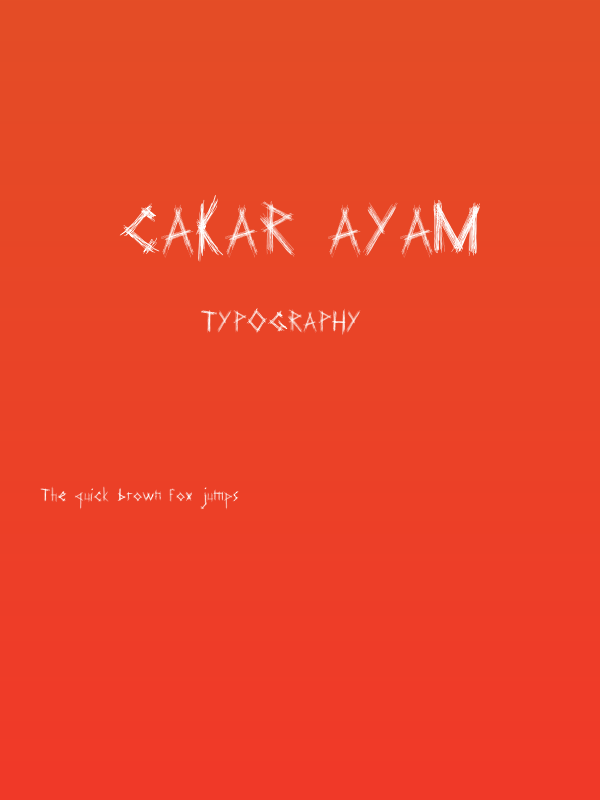 Cakar Ayam Poster