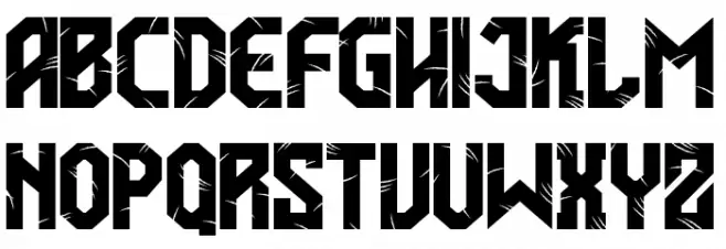 Cakar Monyet Bold フォント 大文字
