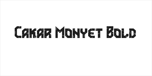 Cakar Monyet Bold Logo