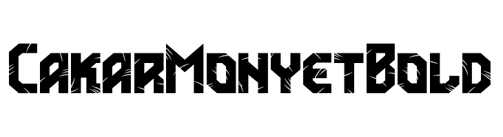 CakarMonyetBold  Fuentes Gratis Descargar
