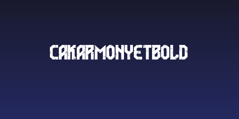 CakarMonyetBold Social Header