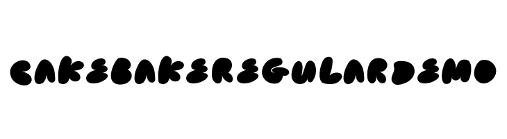 Cake Bake Regular Demo  font caratteri gratis