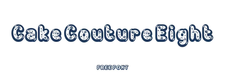 Cake Couture Eight  免费字体下载