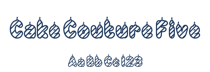 Cake Couture Five Font Preview