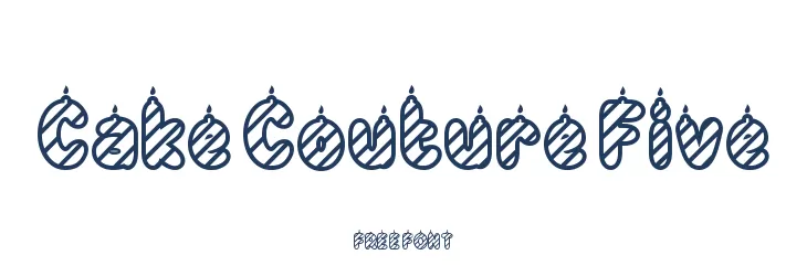 Cake Couture Five  免费字体下载