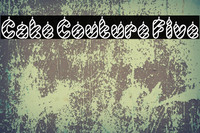 Cake Couture Five Caratteri examples