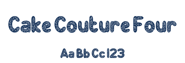 Cake Couture Four Font Preview