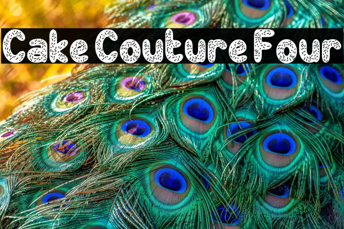 Cake Couture Four Caratteri examples