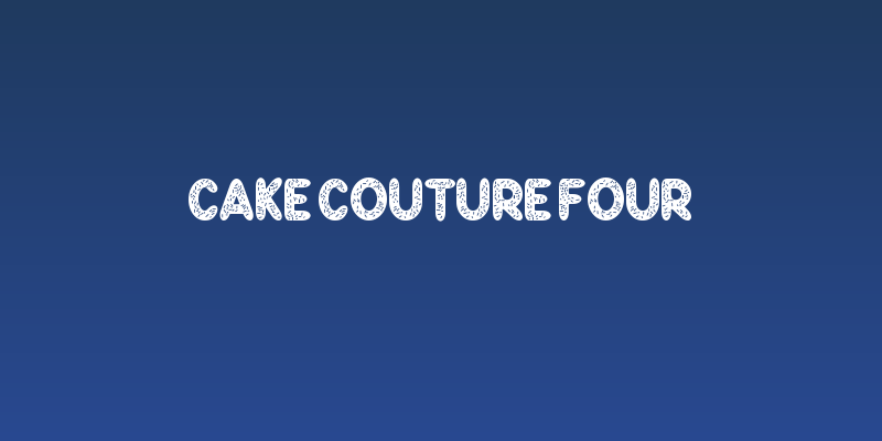 Cake Couture Four Social Header