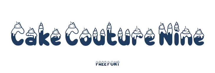 Cake Couture Nine  免费字体下载