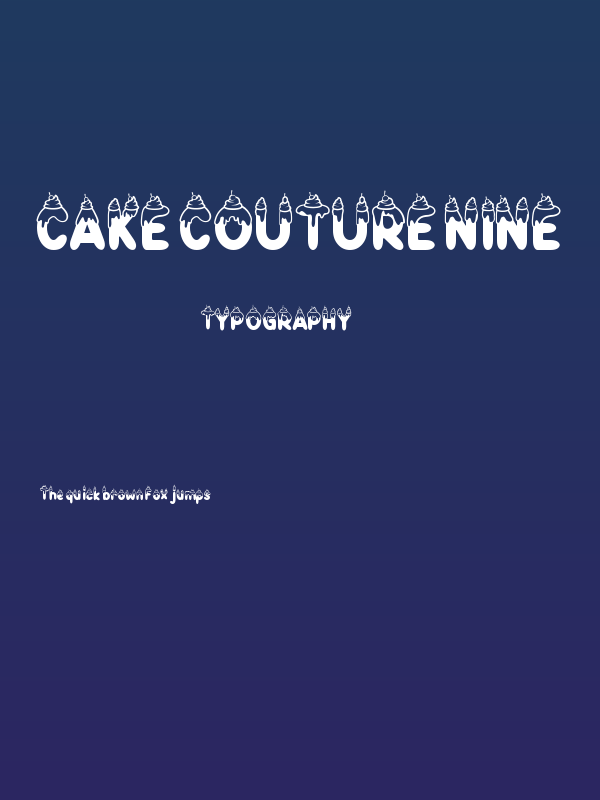 Cake Couture Nine Poster