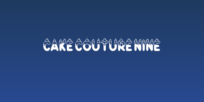 Cake Couture Nine Social Header