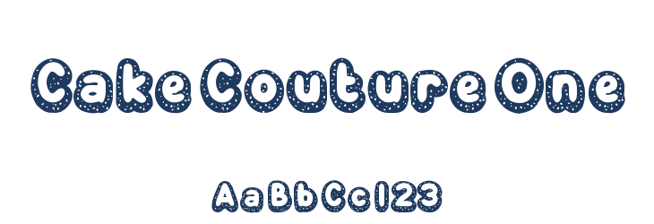 Cake Couture One Font Preview