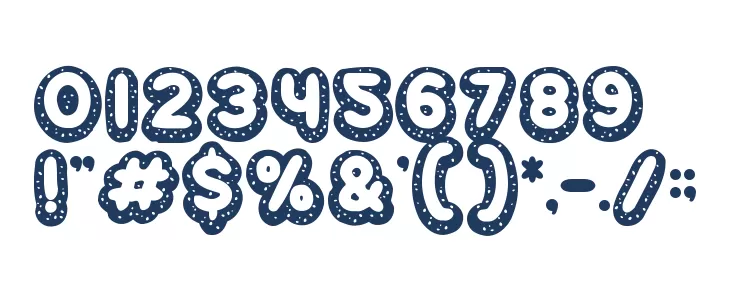 Cake Couture One Font OTHER CHARS