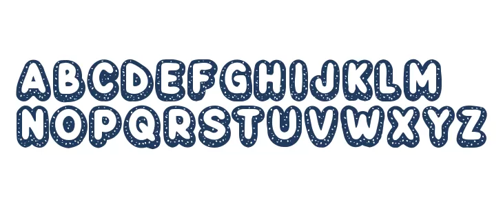 Cake Couture One Font UPPERCASE