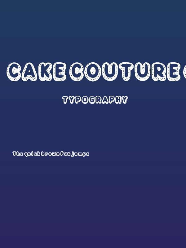 Cake Couture One Poster