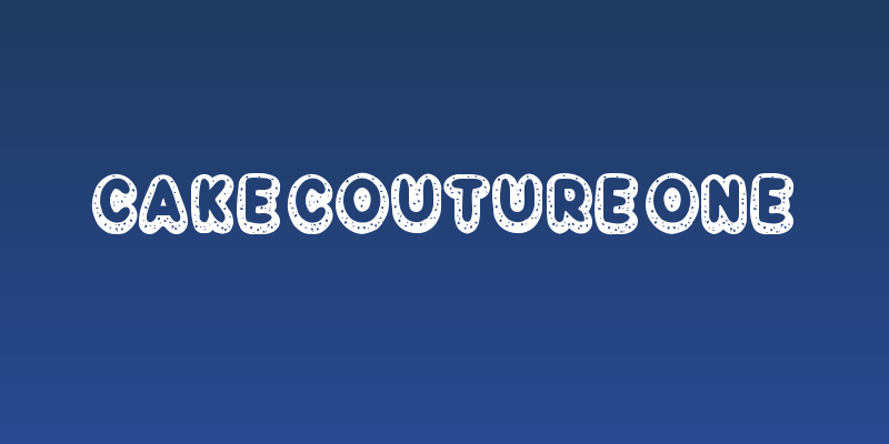 Cake Couture One Social Header