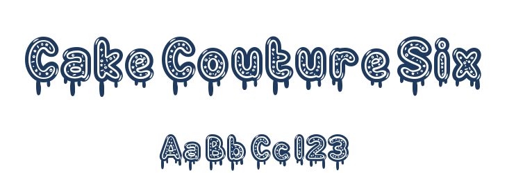 Cake Couture Six Font Preview
