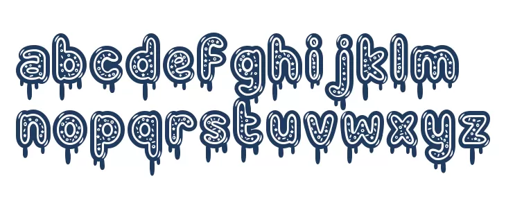 Cake Couture Six Fonte MINÚSCULAS