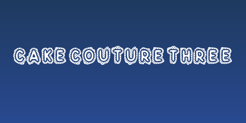 Cake Couture Three Social Header