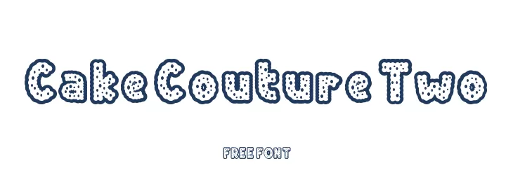 Cake Couture Two  免费字体下载