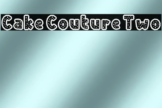 Cake Couture Two Example 2