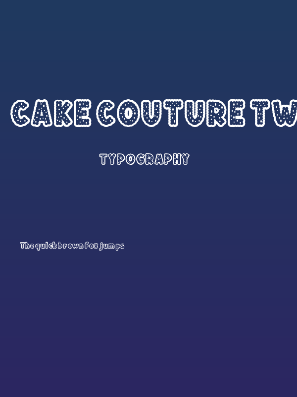 Cake Couture Two Poster