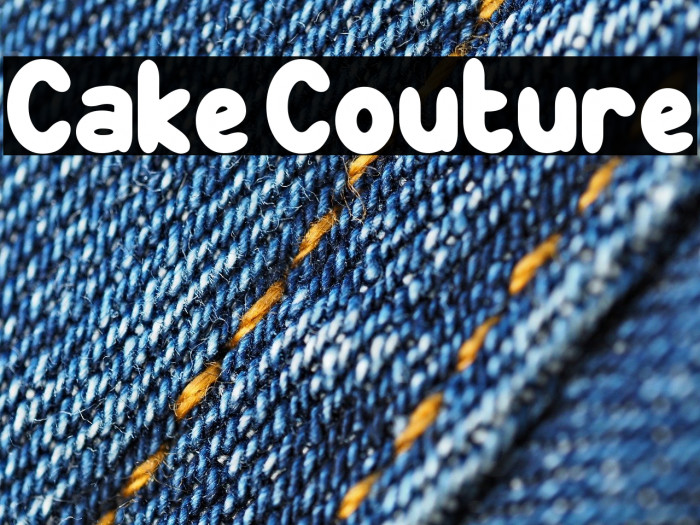 Cake Couture Font examples