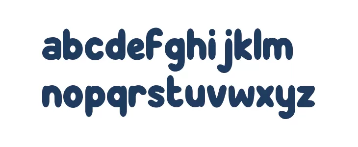 Cake Couture Font LOWERCASE