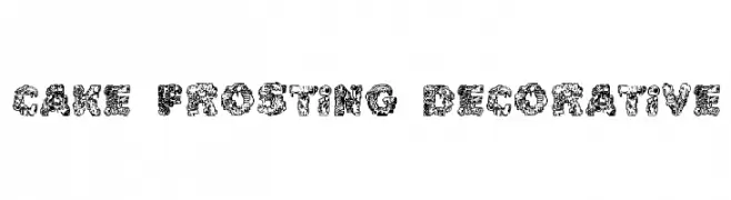 Cake Frosting Decorative  تنزيل الخطوط