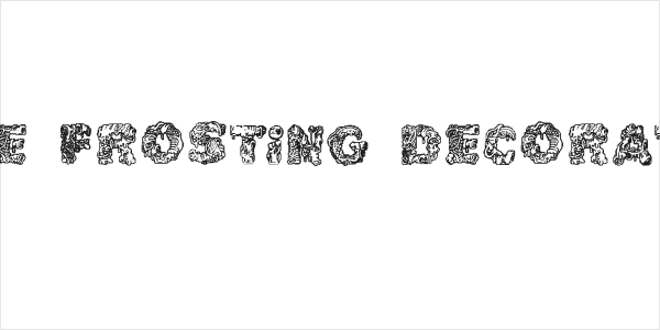 Cake Frosting Decorative Logo