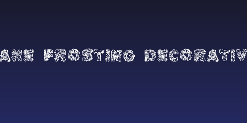 Cake Frosting Decorative Social Header
