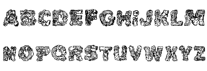 Cake Frosting Decorative Font LOWERCASE