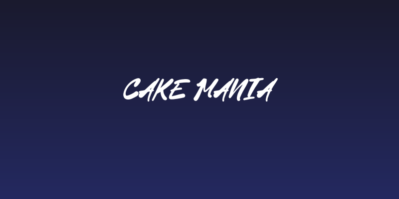 Cake Mania Social Header
