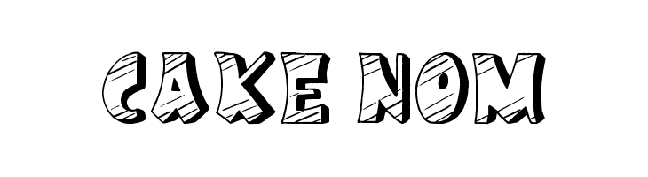 Cake Nom Font