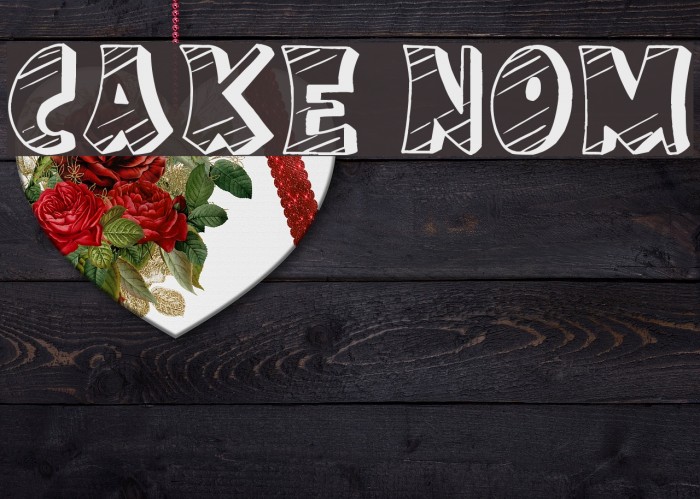 Cake Nom Font examples