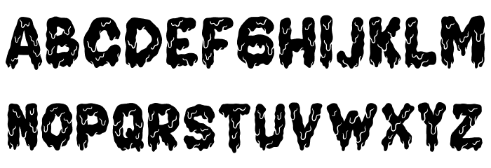Cake Zombie Font OTHER CHARS