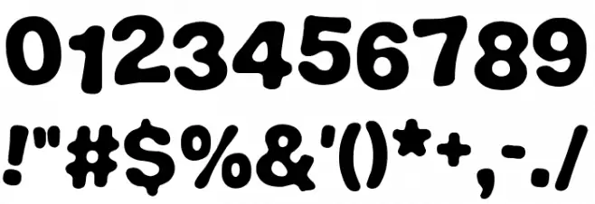 Cake n Truffles Font OTHER CHARS