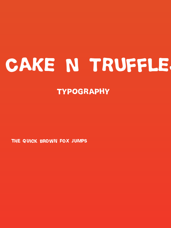 Cake n Truffles Poster