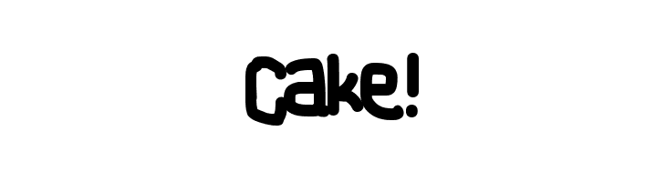 Cake! फ़ॉन्ट